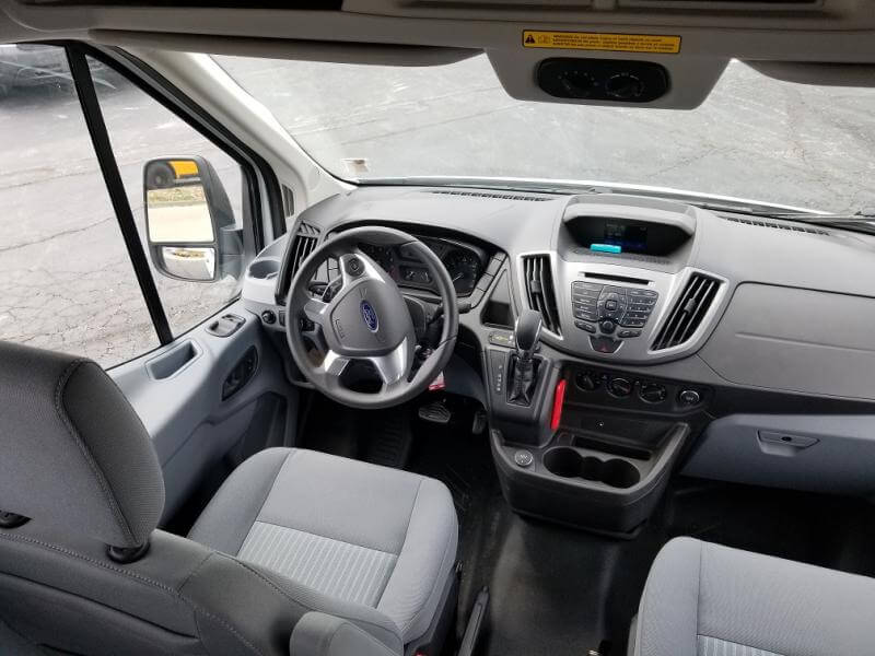 driver seat inside van