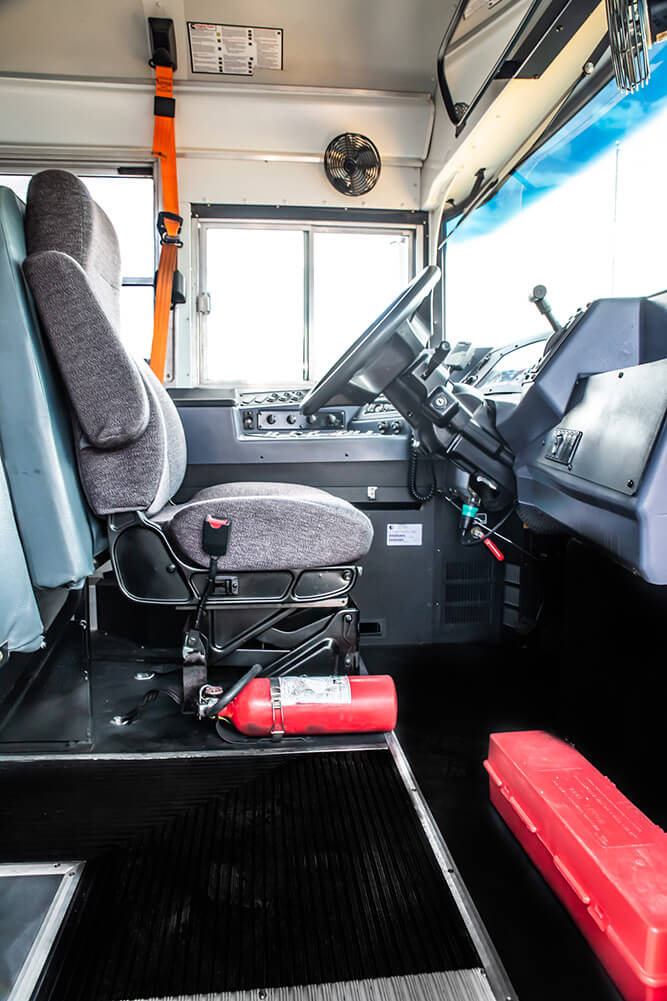 school bus drivers seat