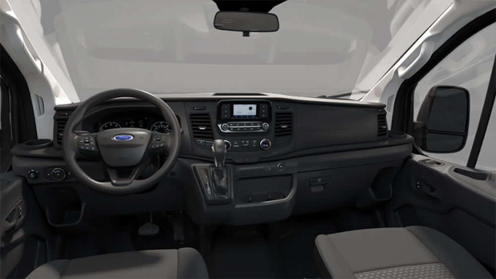 interior dashboard inside ford transit xl