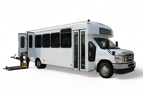 20 Passenger + 2 Wheelchair Shuttle Bus Rental