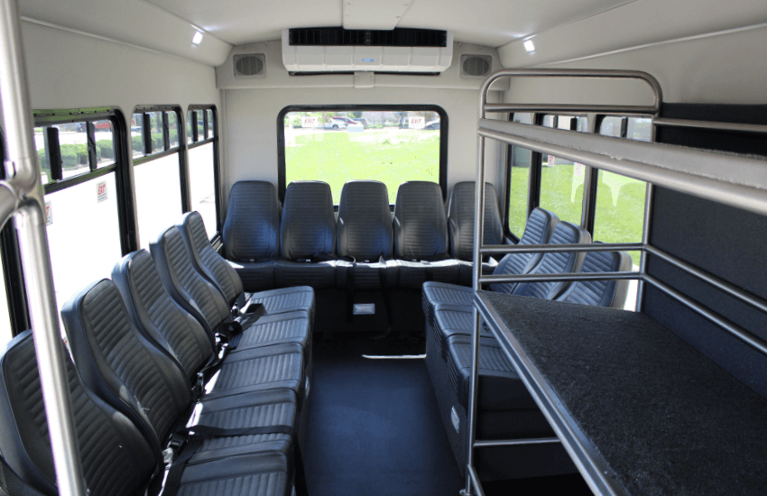 interior 15 passenger bus