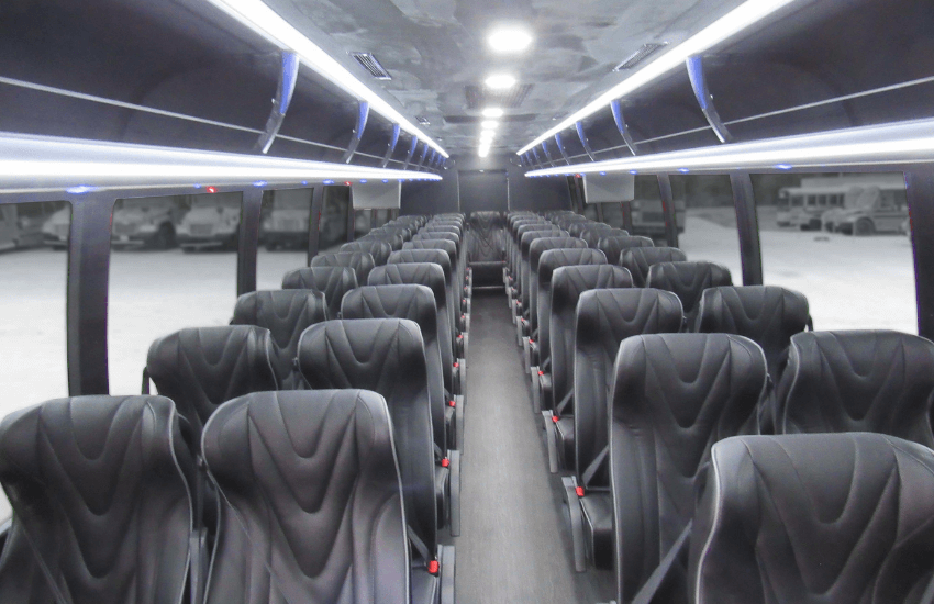 tour bus row seating