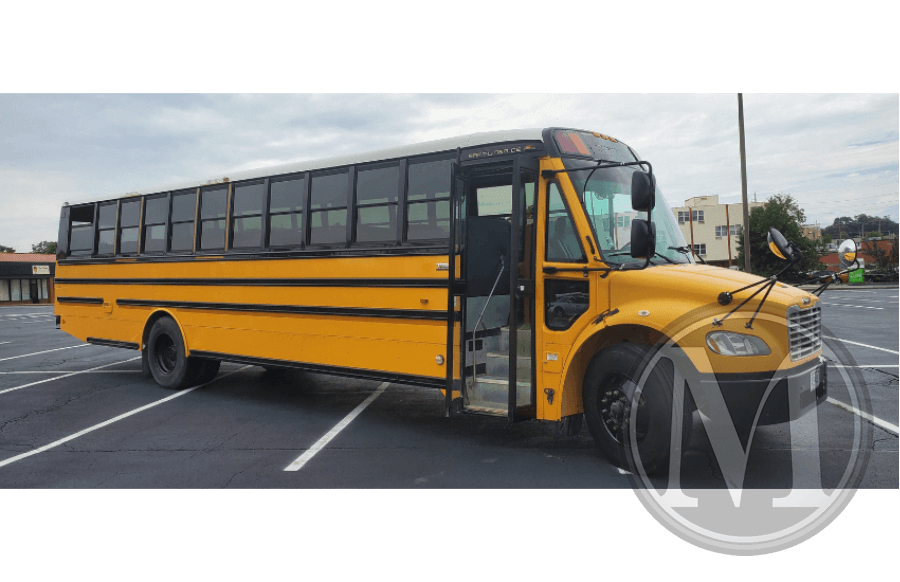 2014 freightliner c2 thomas 71 passenger used school bus 1