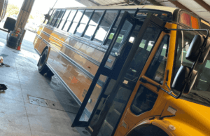 2016 freightliner saf t liner c2 thomas 71 passenger used school bus 1